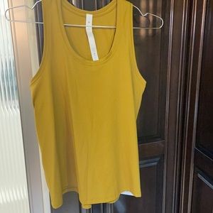 Lululemon Essential Train Tank Gold Spice
